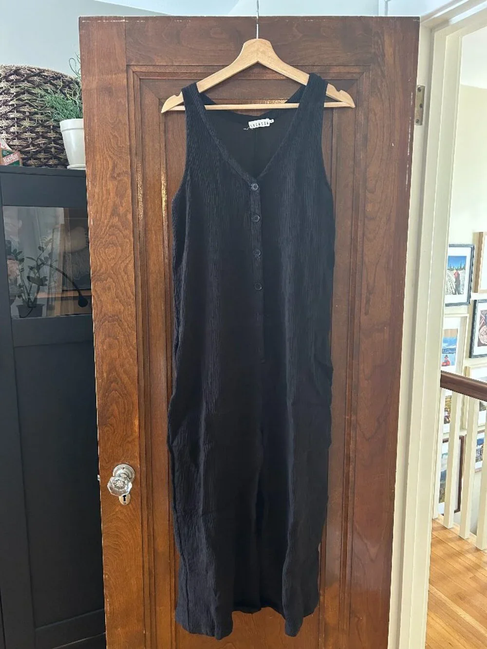 LACAUSA Elderflower Jumpsuit Sz M